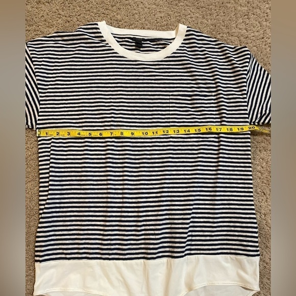 J Crew Short Sleeve Pocket T (H6781) Bodysuit XXL - Picture 3 of 7